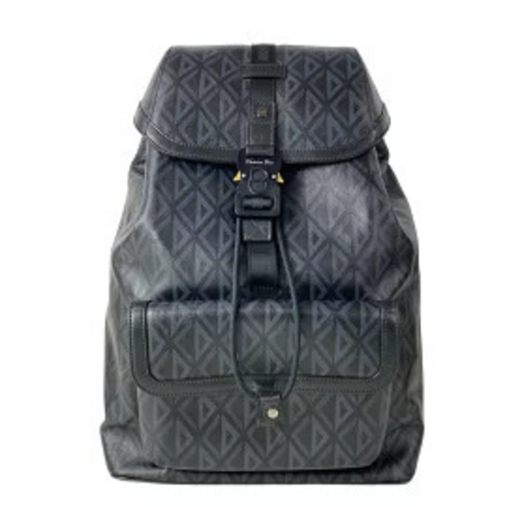 Christian Dior HIT THE ROAD Backpack CD Diamond Black x Navy Blue